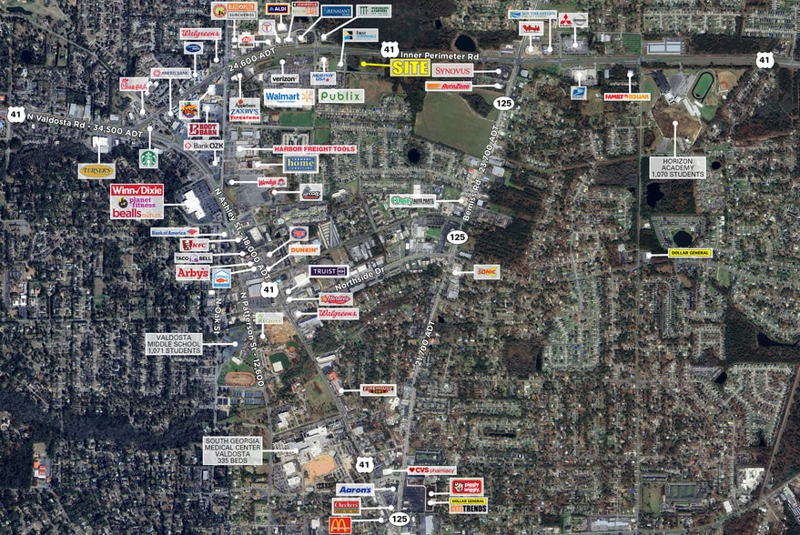 Inner Perimeter Rd, Valdosta, GA à louer - Aérien – Image 1 sur 5