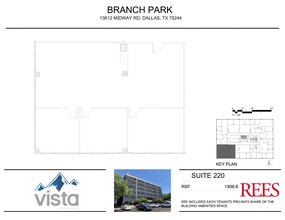 13740 Midway Rd, Farmers Branch, TX à louer Plan de site– Image 1 sur 1