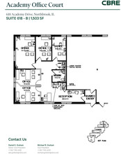 600-650 Academy Dr, Northbrook, IL à louer Plan d’étage– Image 1 sur 1