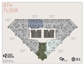 6903 Rockledge Dr, Bethesda, MD à louer Plan d’étage– Image 1 sur 9