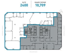 1111 3rd Ave, Seattle, WA à louer Plan d’étage– Image 1 sur 1