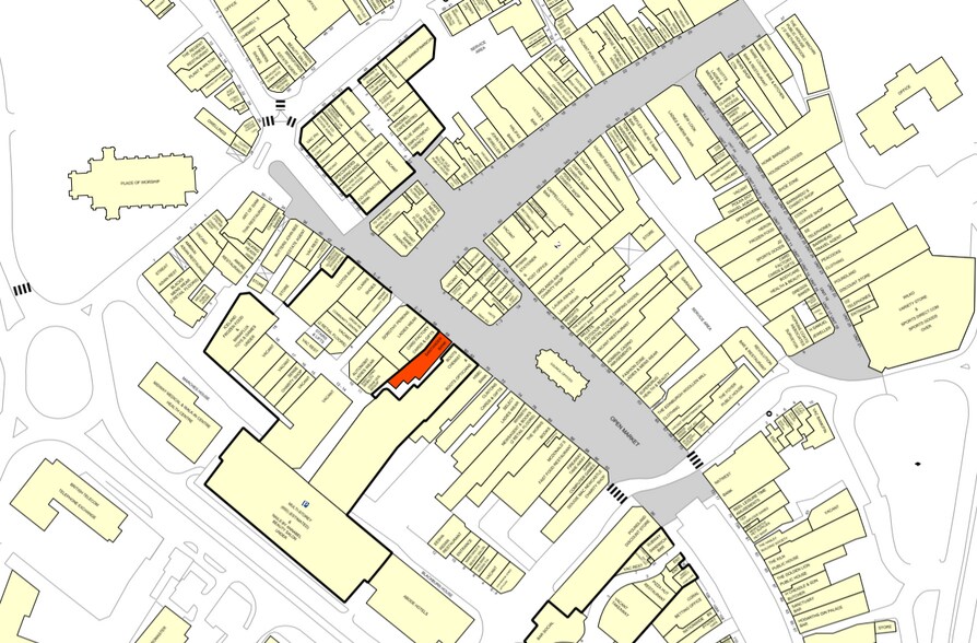 58 High St, Newcastle Under Lyme à louer - Carte Goad – Image 2 sur 2