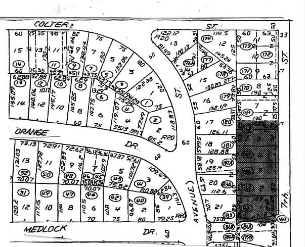 5044-5114 N 7th St, Phoenix, AZ à louer - Plan cadastral – Image 2 sur 3