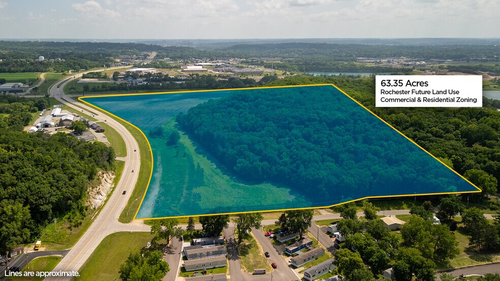 XXX Hwy. 63 & 48th NE st, Rochester, MN à vendre - Aérien – Image 1 sur 7