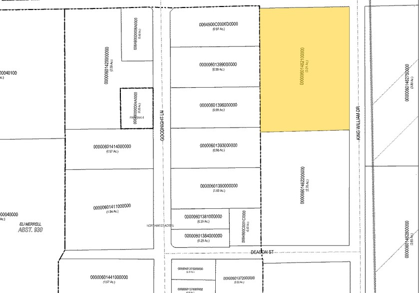 10502-10590 King William Dr, Dallas, TX à louer - Plan cadastral – Image 3 sur 3