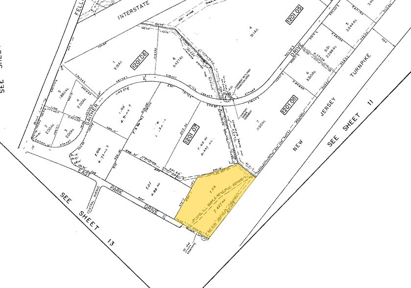 200 E Park Dr, Mount Laurel, NJ à louer - Plan cadastral – Image 2 sur 5