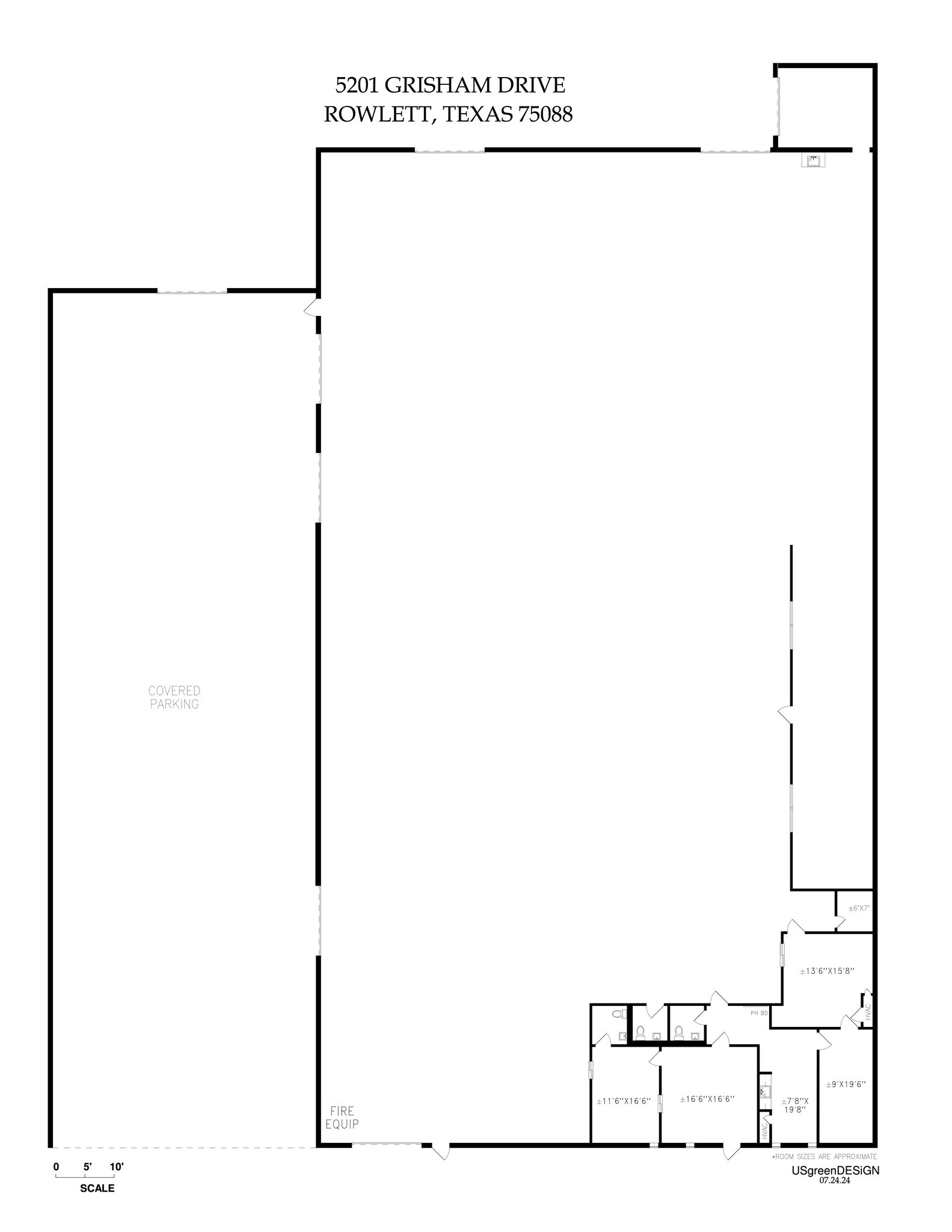 5201 Grisham Dr, Rowlett, TX à louer Plan de site– Image 1 sur 16