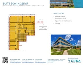 2707 Butterfield Rd, Oak Brook, IL à louer Plan d’étage– Image 1 sur 1