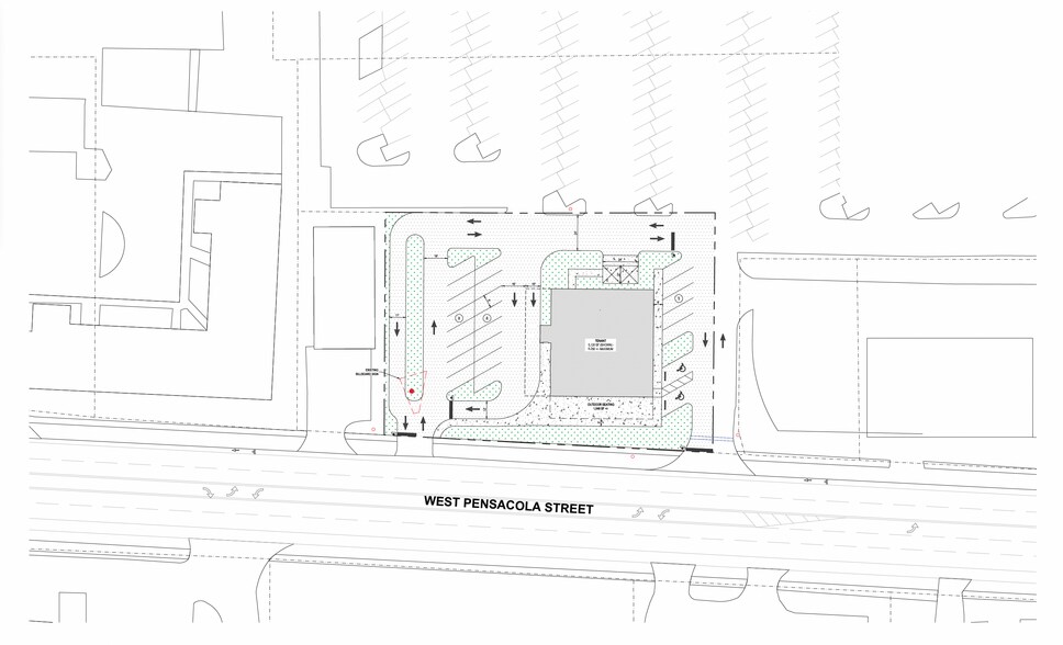 2112 W Pensacola St, Tallahassee, FL à louer - Plan de site – Image 2 sur 11