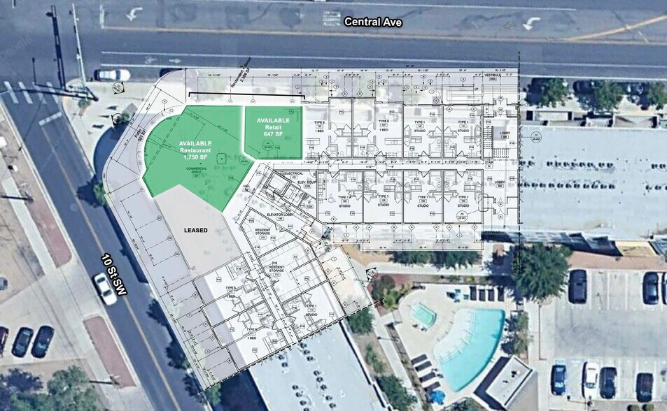 901 Park Ave SW, Albuquerque, NM à louer - Plan d’étage – Image 3 sur 11