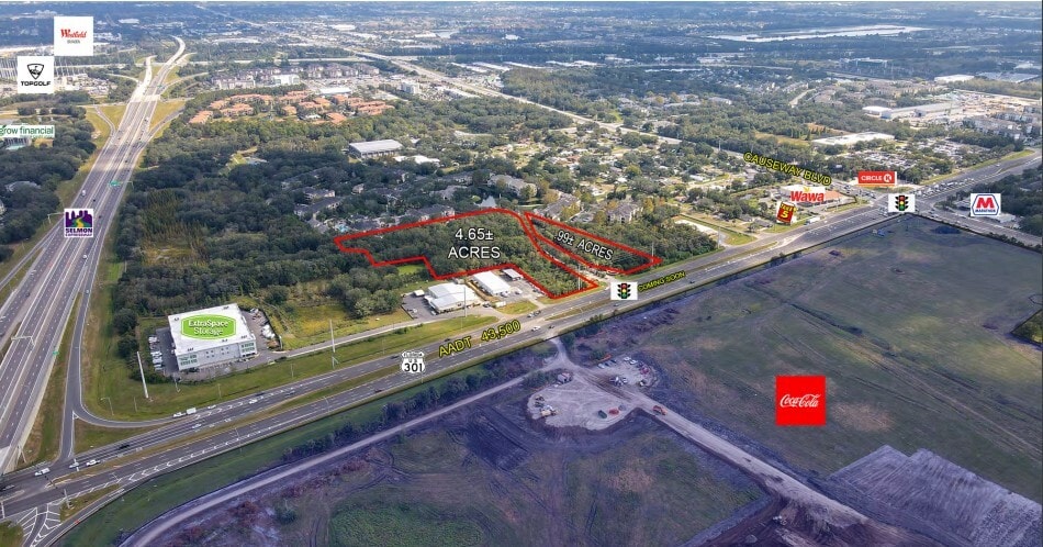 US 301 & Courtney Palms Blvd, Tampa, FL à vendre - Aérien – Image 2 sur 3
