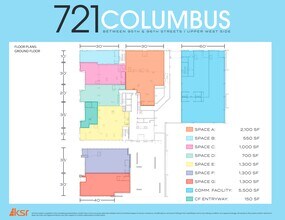 721 Columbus Ave, New York, NY à louer Plan de site– Image 1 sur 4