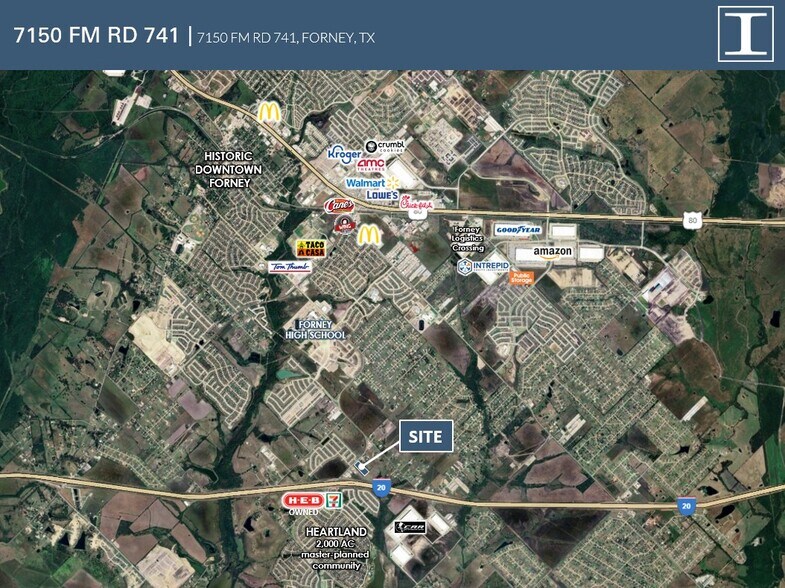 7150 FM 741, Forney, TX à vendre - Aérien – Image 3 sur 5