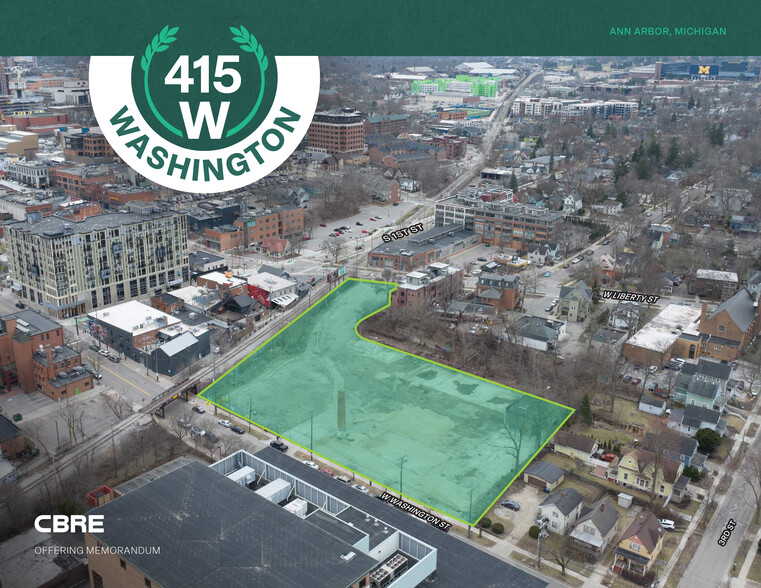415 Washington st, Ann Arbor, MI à vendre - Photo principale – Image 1 sur 8