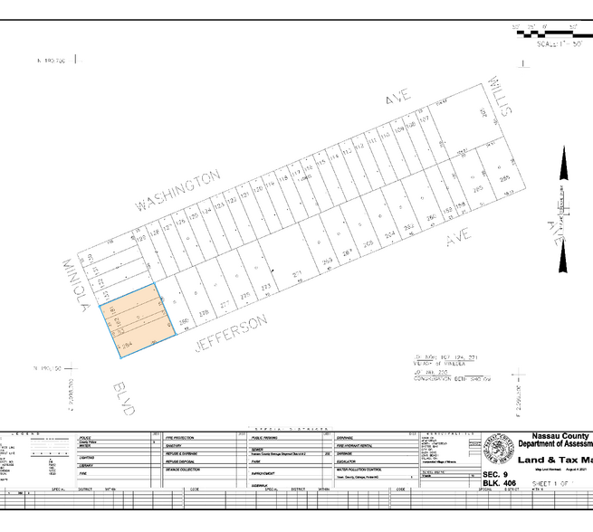 246 Mineola Blvd, Mineola, NY à louer - Plan cadastral – Image 2 sur 6