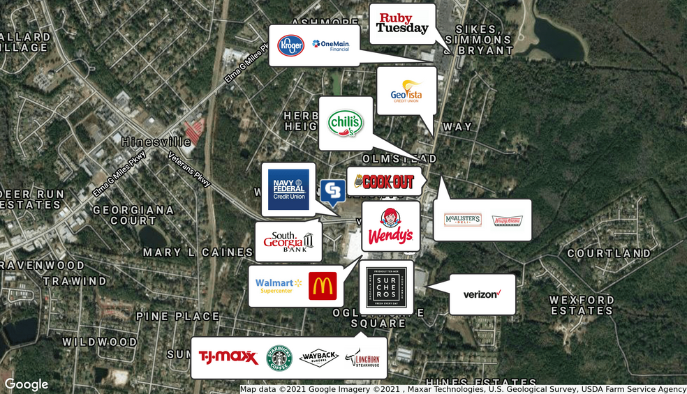 730 S Main St, Hinesville, GA à louer - Photo de l’immeuble – Image 3 sur 3