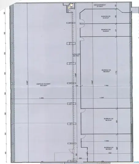 Local commercial dans Pérols à louer Plan d’étage– Image 1 sur 10