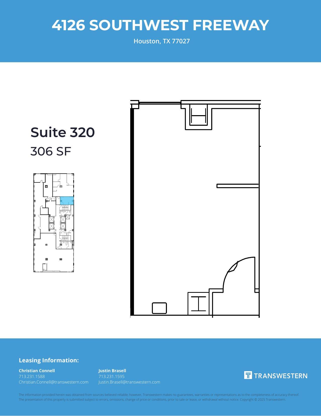 4126 Southwest Fwy, Houston, TX à louer Plan d’étage– Image 1 sur 1