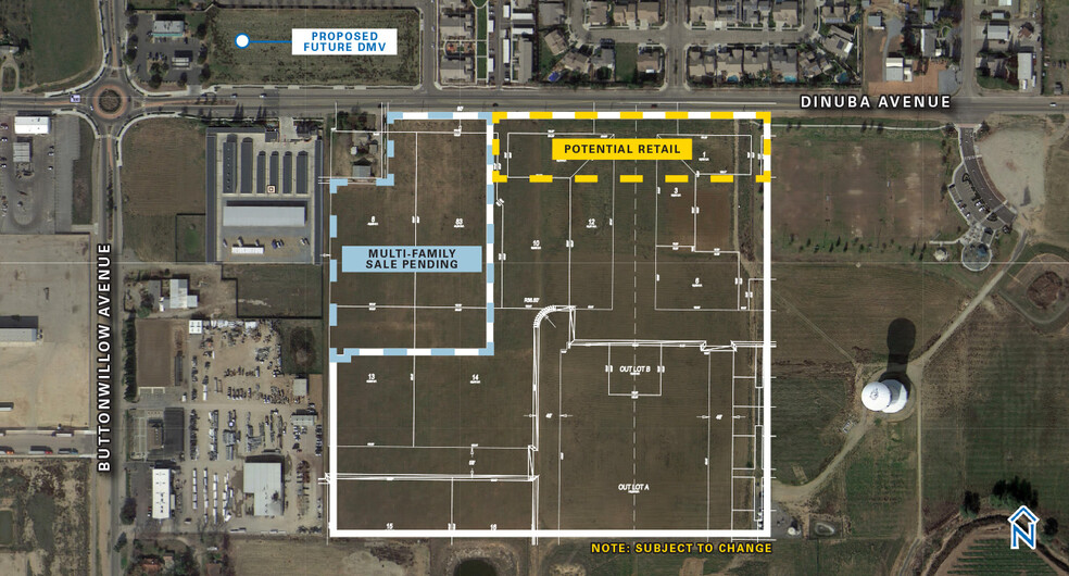E Dinuba & S Buttonwillow Ave, Reedley, CA à vendre - Photo de l’immeuble – Image 1 sur 1