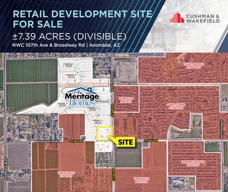 Plus de détails pour NWC 107th Ave & Broadway Rd, Tolleson, AZ - Terrain à vendre
