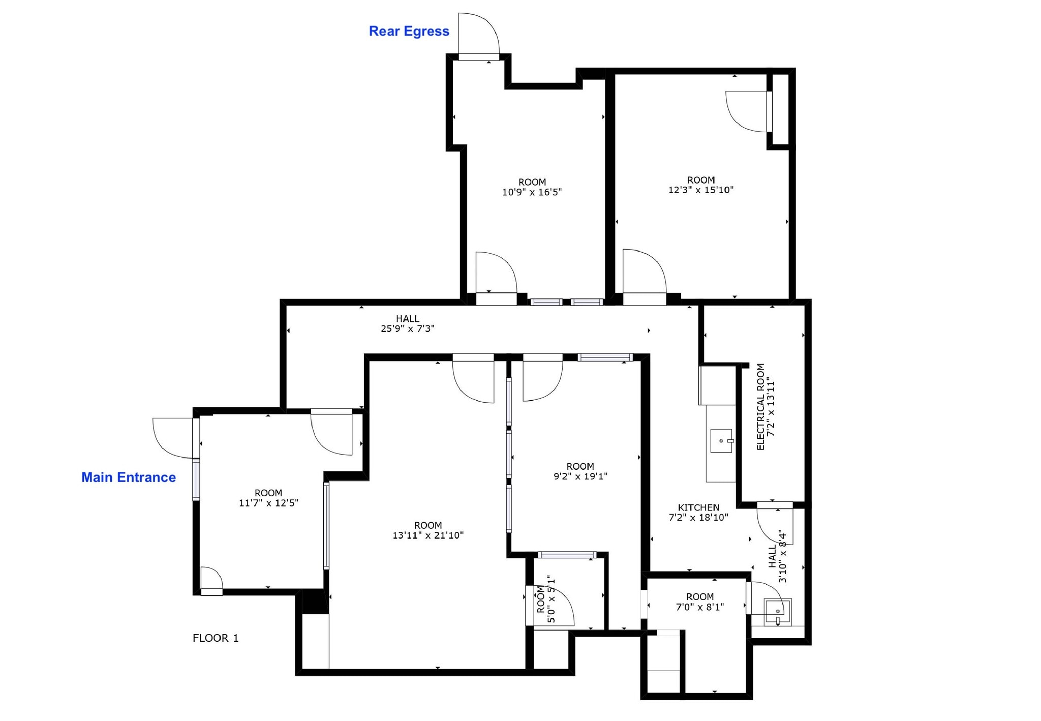 16-20 S Main St, Pittsford, NY à louer Plan d’étage– Image 1 sur 1