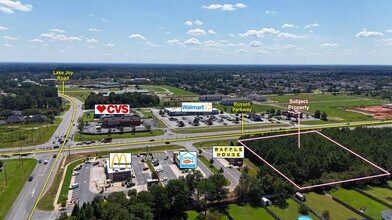 0 Russell Pky, Warner Robins, GA - Vue aérienne vue de carte