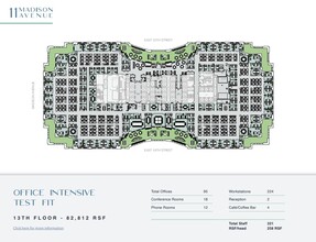 11 Madison Ave, New York, NY à louer Plan d’étage– Image 1 sur 5