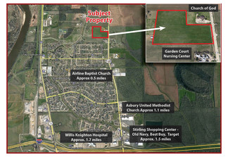 Plus de détails pour 20 Acres Airline Dr Dr, Bossier City, LA - Terrain à vendre