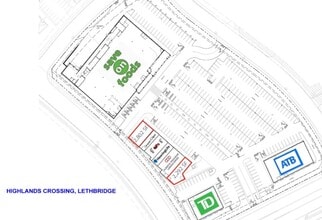 405 Highlands Blvd, Lethbridge, AB à louer Plan de site– Image 1 sur 1