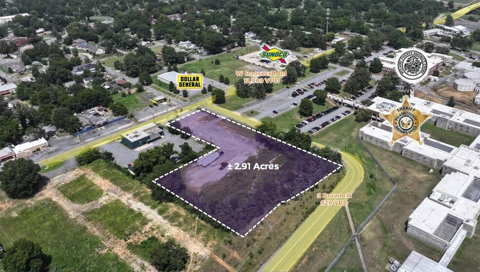 3301 W Roosevelt Rd, Little Rock, AR à vendre - Aérien – Image 1 sur 7
