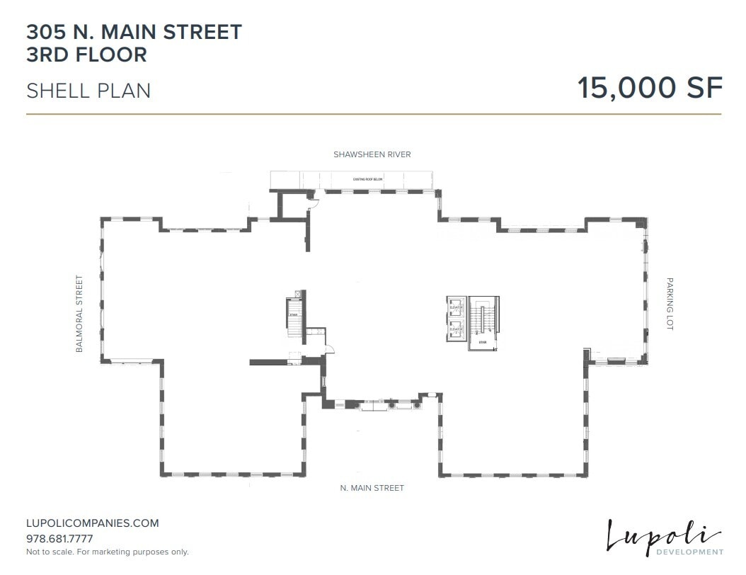 305 N Main St, Andover, MA à louer Plan d’étage– Image 1 sur 1