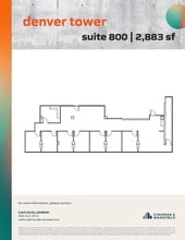1905 Sherman St, Denver, CO à louer Plan d’étage– Image 1 sur 1