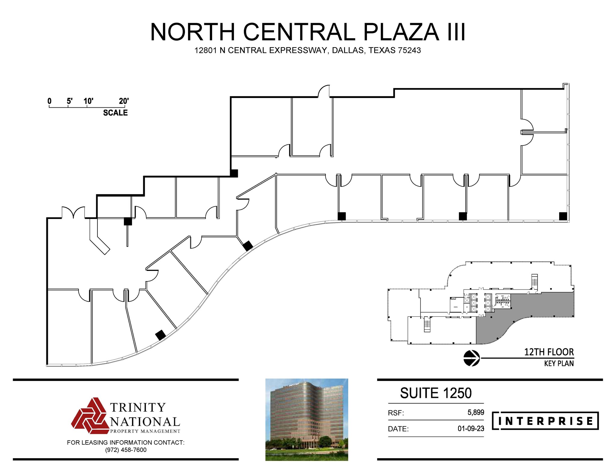 12801 N Central Expy, Dallas, TX à louer Plan d’étage– Image 1 sur 1