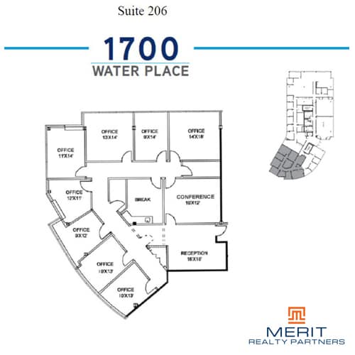1700 Water Pl SE, Atlanta, GA à louer Plan d’étage– Image 1 sur 1