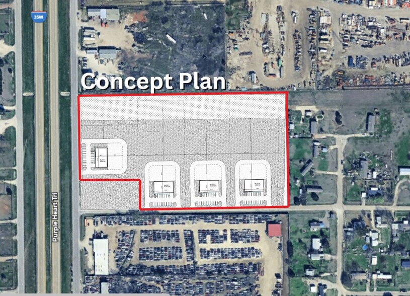 3709 Burleson Boulevard, Alvarado, TX à vendre - Plan de site – Image 2 sur 3