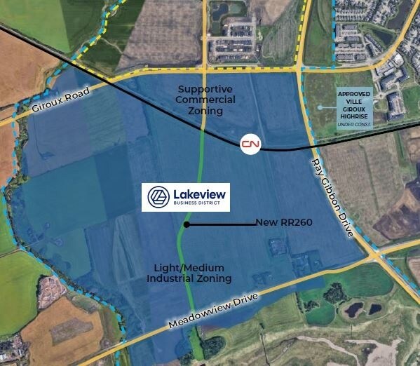 Ray Gibbon Drive & Giroux Rd, St. Albert, AB à vendre - Aérien – Image 2 sur 9