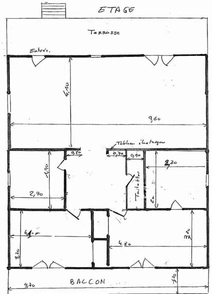 Local commercial dans La Colle-sur-Loup à louer - Plan d’étage – Image 2 sur 2