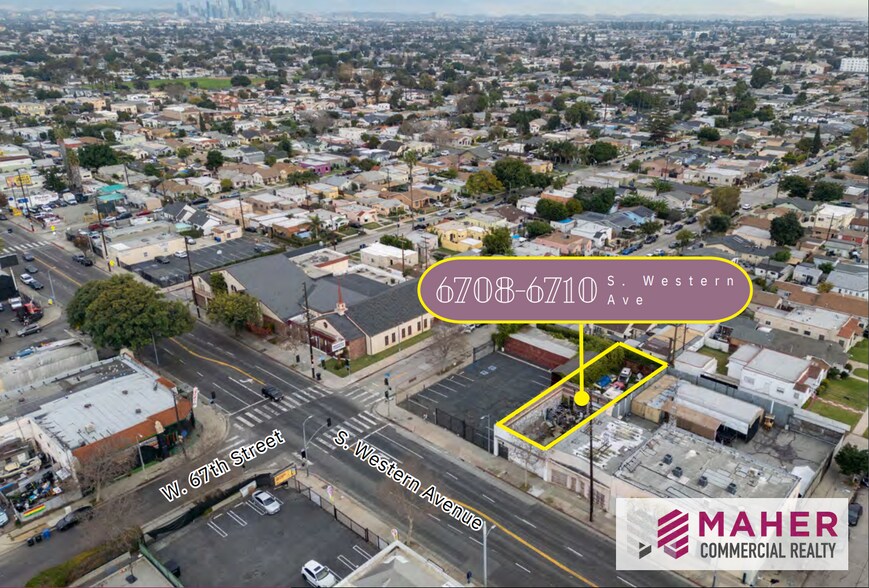 6710 S Western Ave, Los Angeles, CA à vendre - Aérien – Image 2 sur 22