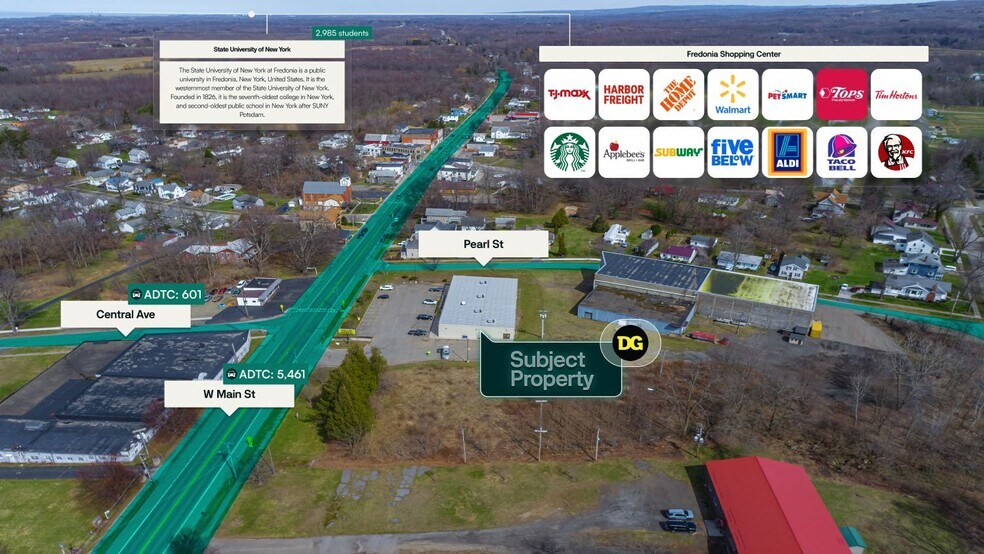 54 W Main St, Brocton, NY à vendre - Aérien – Image 3 sur 3