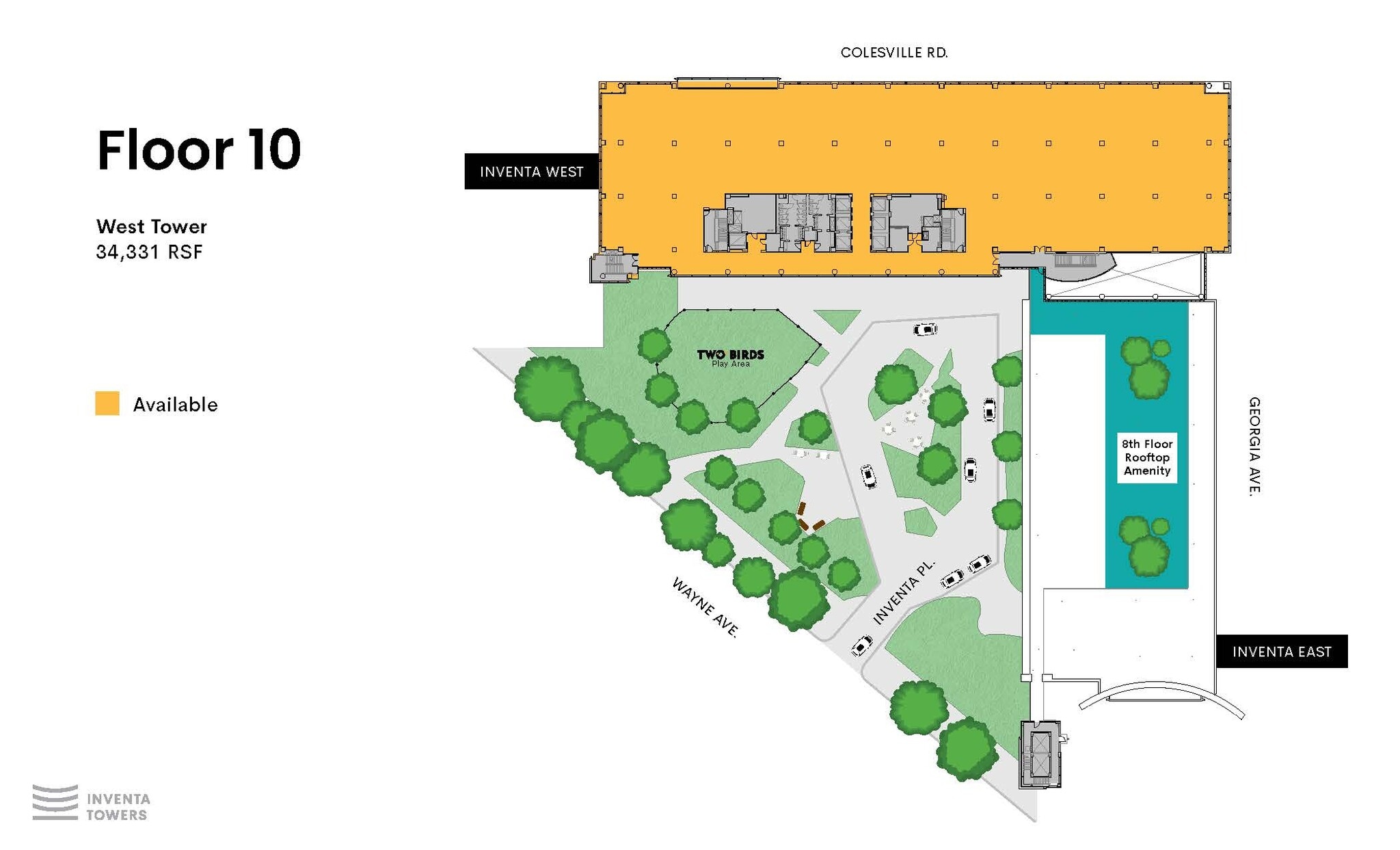 1 Inventa Pl, Silver Spring, MD à louer Plan d’étage– Image 1 sur 1