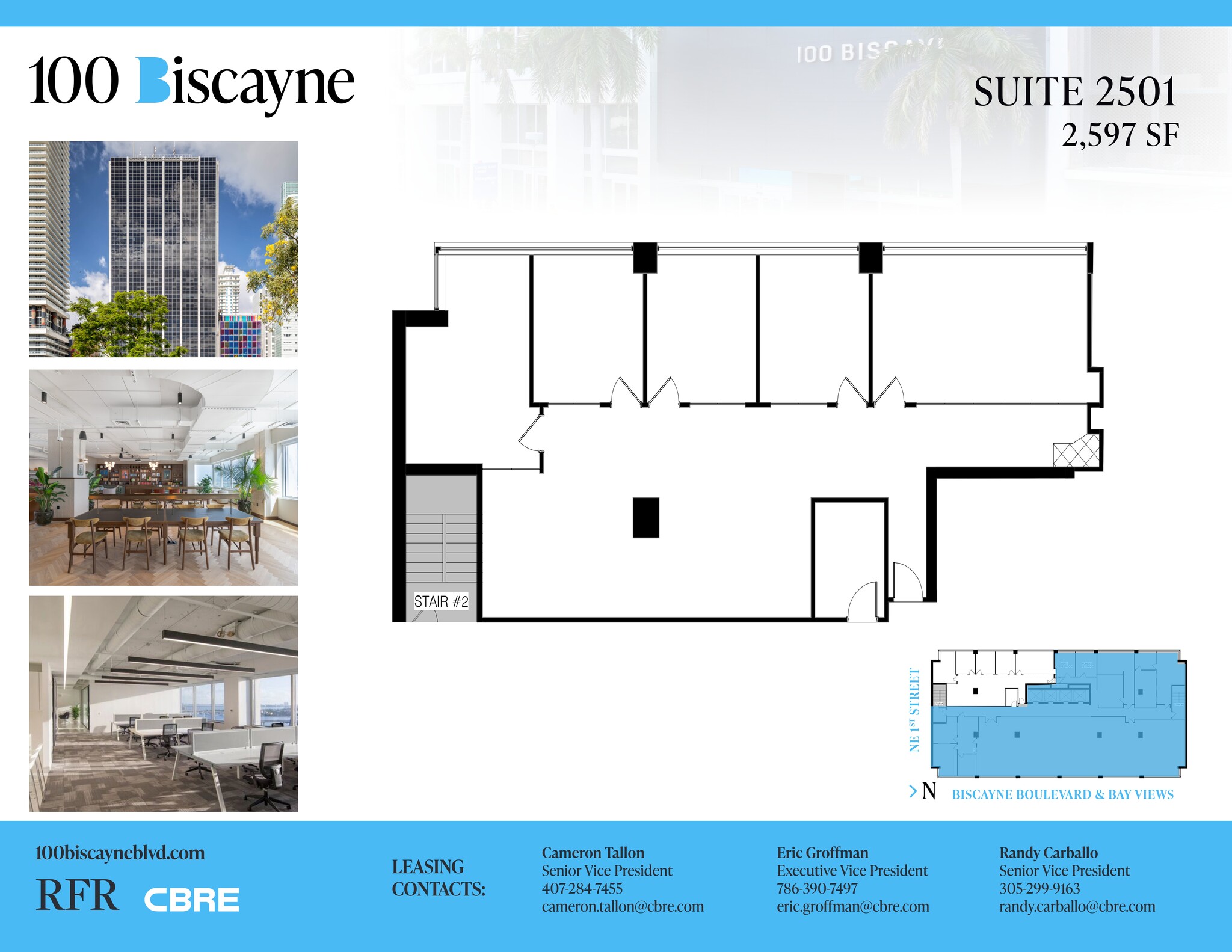 100 N Biscayne Blvd, Miami, FL à louer Plan de site– Image 1 sur 6