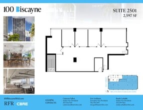 100 N Biscayne Blvd, Miami, FL à louer Plan de site– Image 1 sur 6