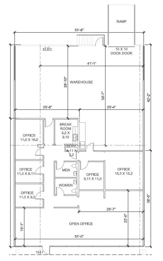 1517 W Carrier Pky, Grand Prairie, TX à louer Plan d’étage– Image 1 sur 1