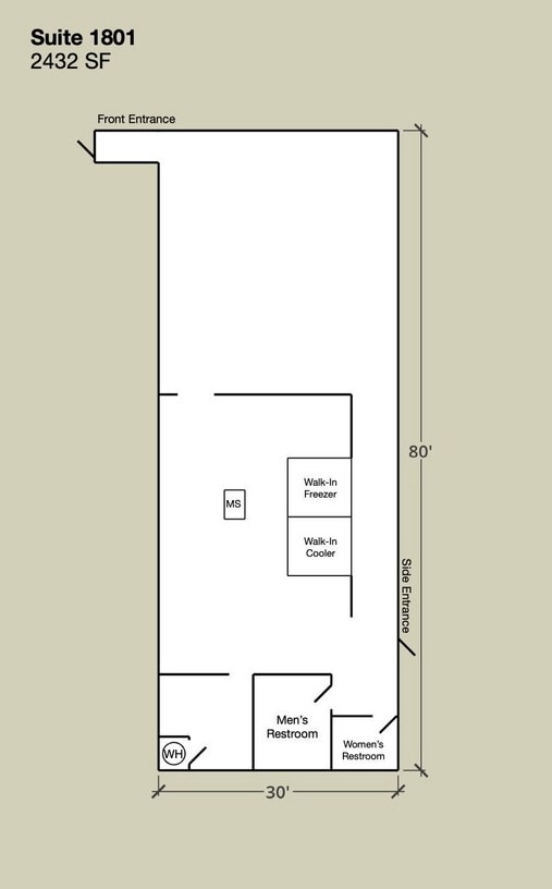 1801 South Bend Ave, South Bend, IN à louer Plan d’étage– Image 1 sur 1