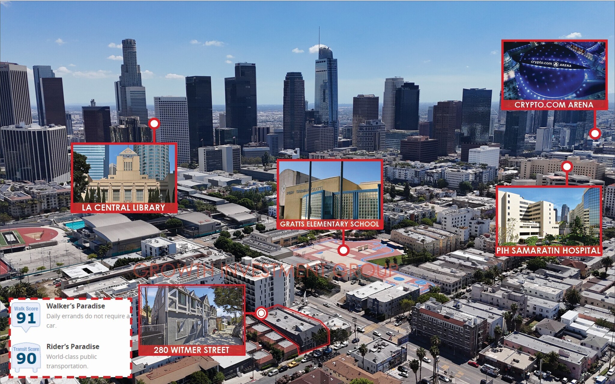 280 Witmer St, Los Angeles, CA à vendre Photo de l’immeuble– Image 1 sur 24
