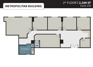 8720 Georgia Ave, Silver Spring, MD à louer Plan d’étage– Image 2 sur 2