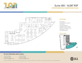 101 W Colfax Ave, Denver, CO à louer Plan d’étage– Image 2 sur 2