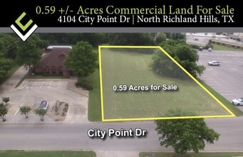 4104 City Point Dr, North Richland Hills, TX - VUE AÉRIENNE  vue de carte