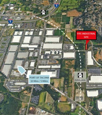 Plus de détails pour 7801 26th St E, Fife, WA - Terrain à vendre