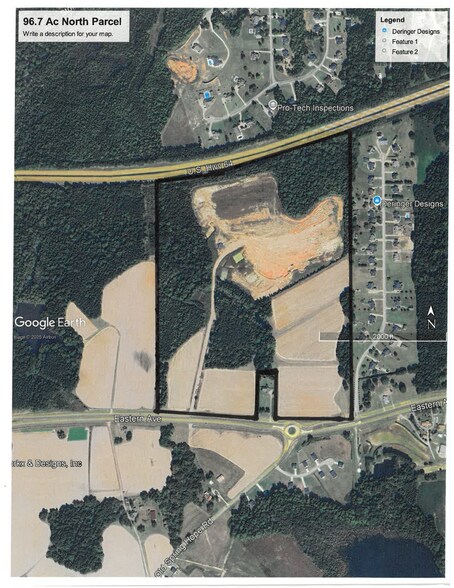 00 Eastern Ave, Rocky Mount, NC à vendre - Aérien – Image 2 sur 4